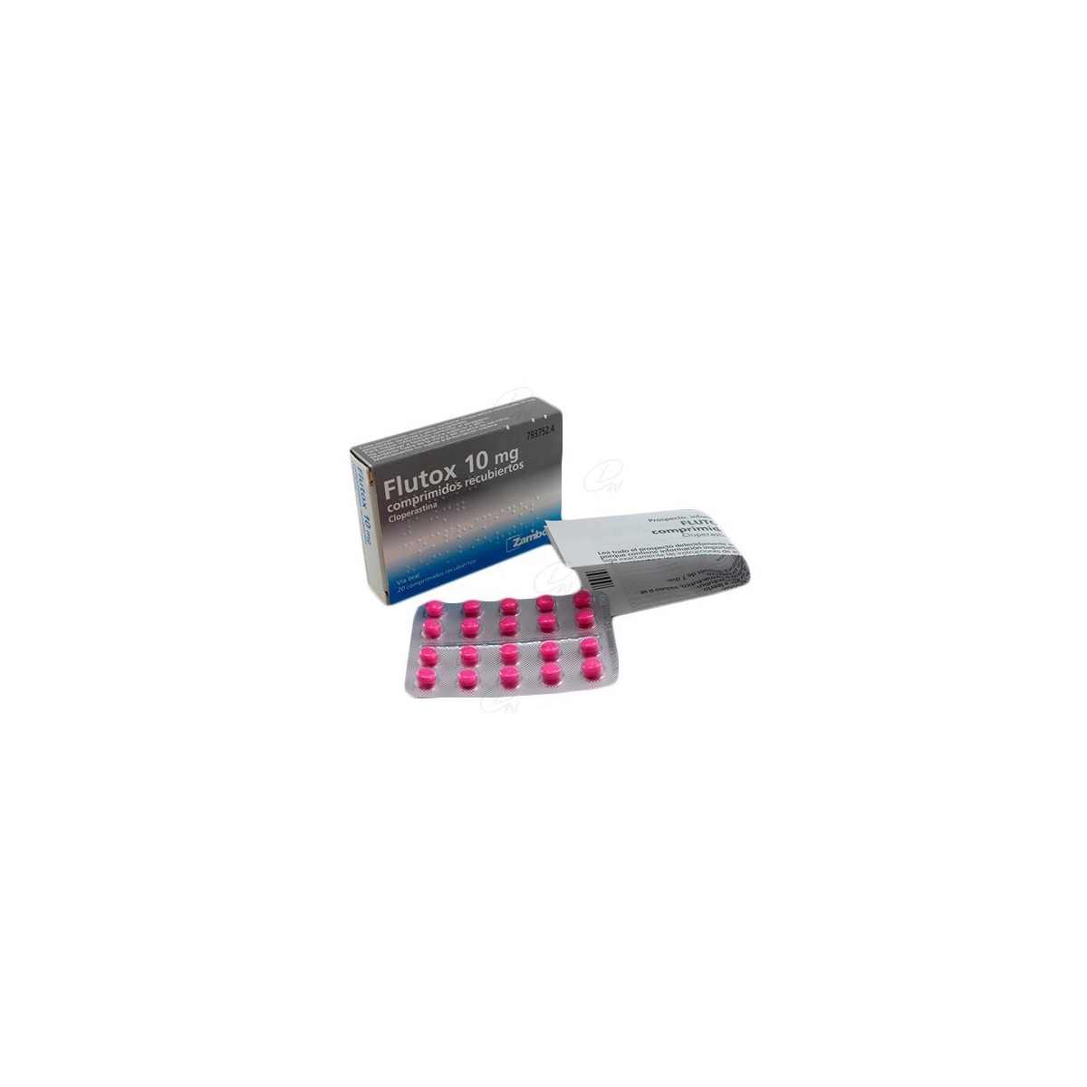 FLUTOX 10 mg, COMPRIMIDOS RECUBIERTOS, 20...