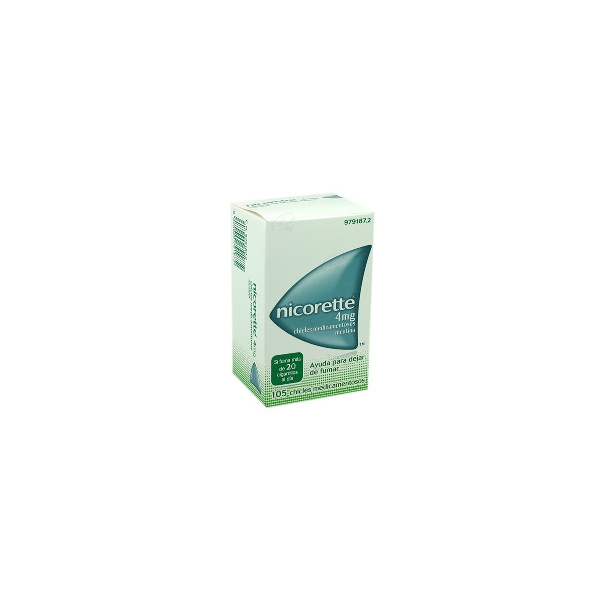 NICORETTE 4 mg CHICLES MEDICAMENTOSOS, 105 chicles