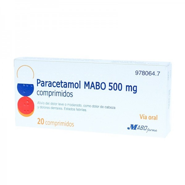 PARACETAMOL MABO 500 mg comprimidos