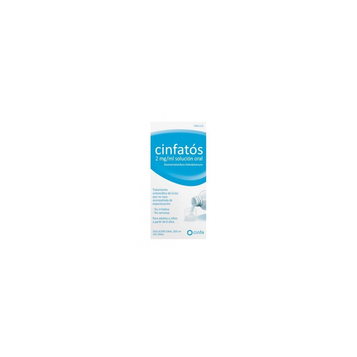 CINFATOS 2 mg/ ml SOLUCION ORAL, 1 frasco de...
