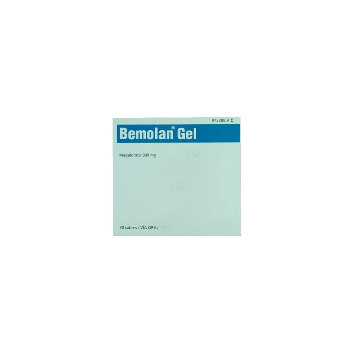 BEMOLAN 800 mg GEL ORAL, 30 sobres