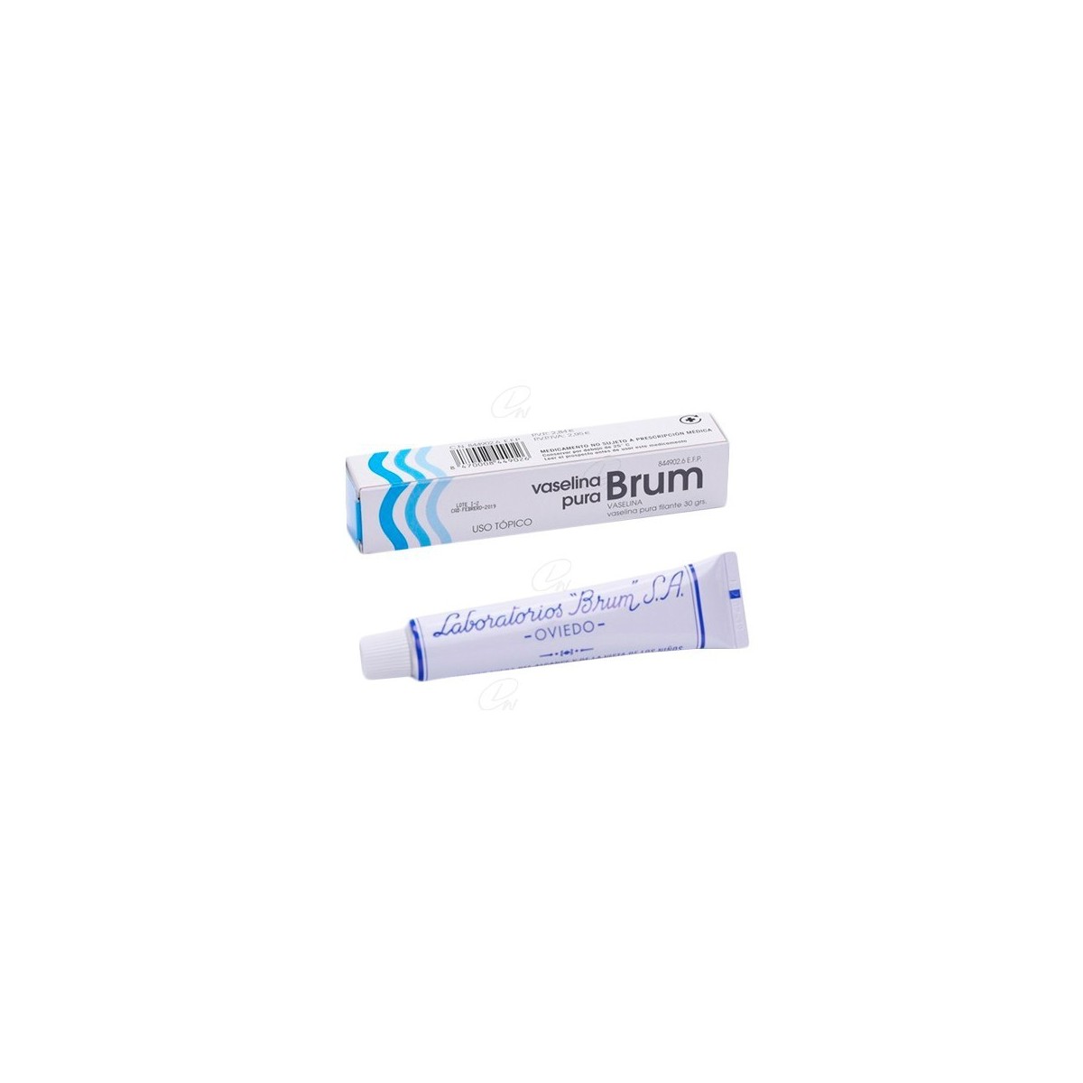 VASELINA PURA BRUM 30g, 1 tubo de 30 g
