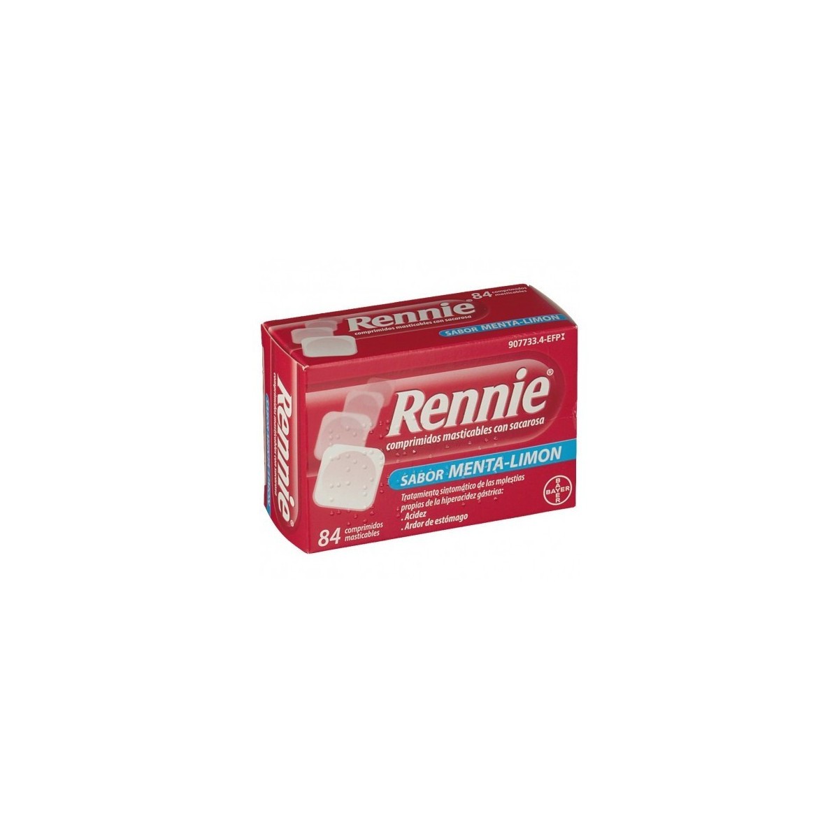 RENNIE 680 mg/80 mg COMPRIMIDOS MASTICABLES CON...