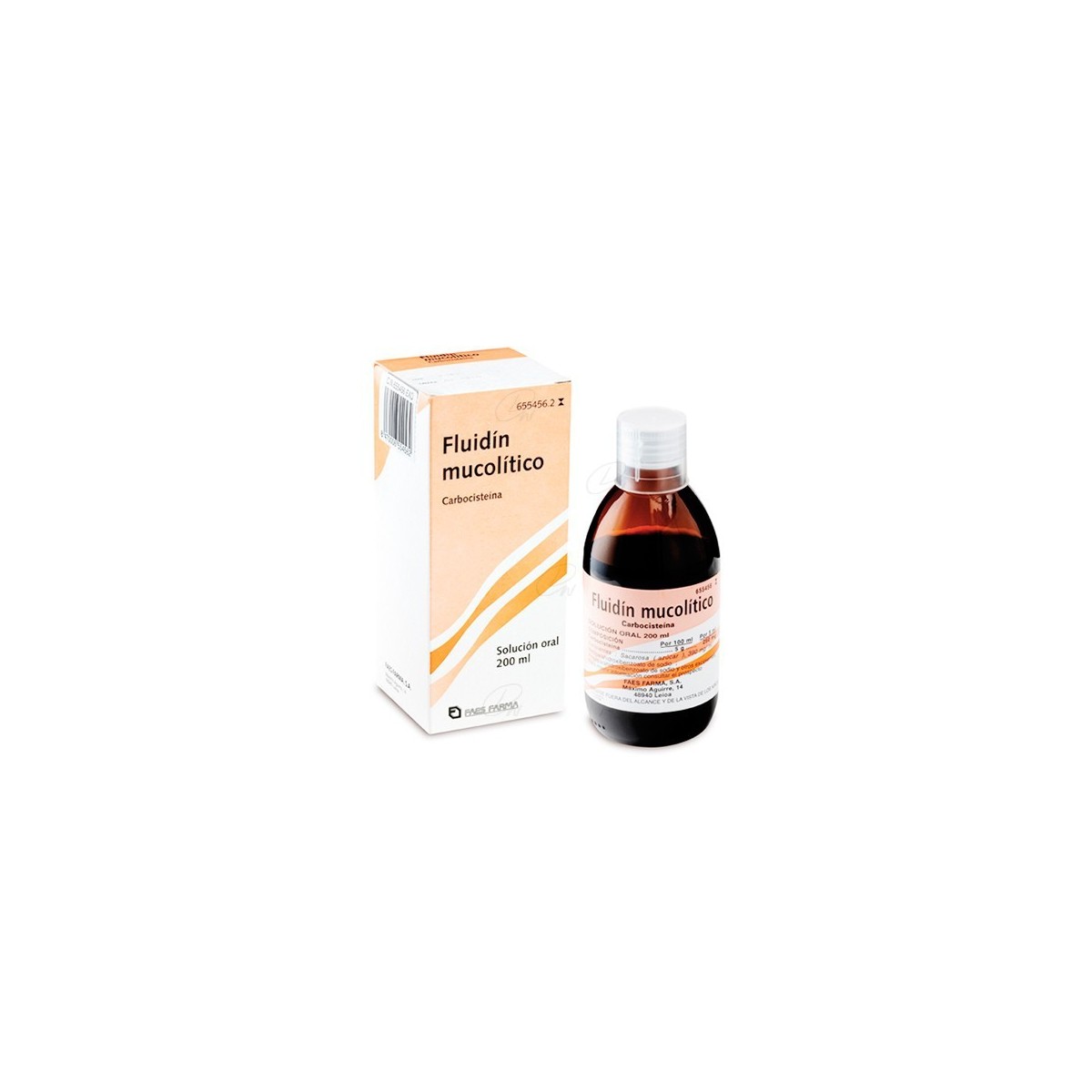 FLUIDIN MUCOLITICO 50 mg/ml SOLUCION ORAL, 1...
