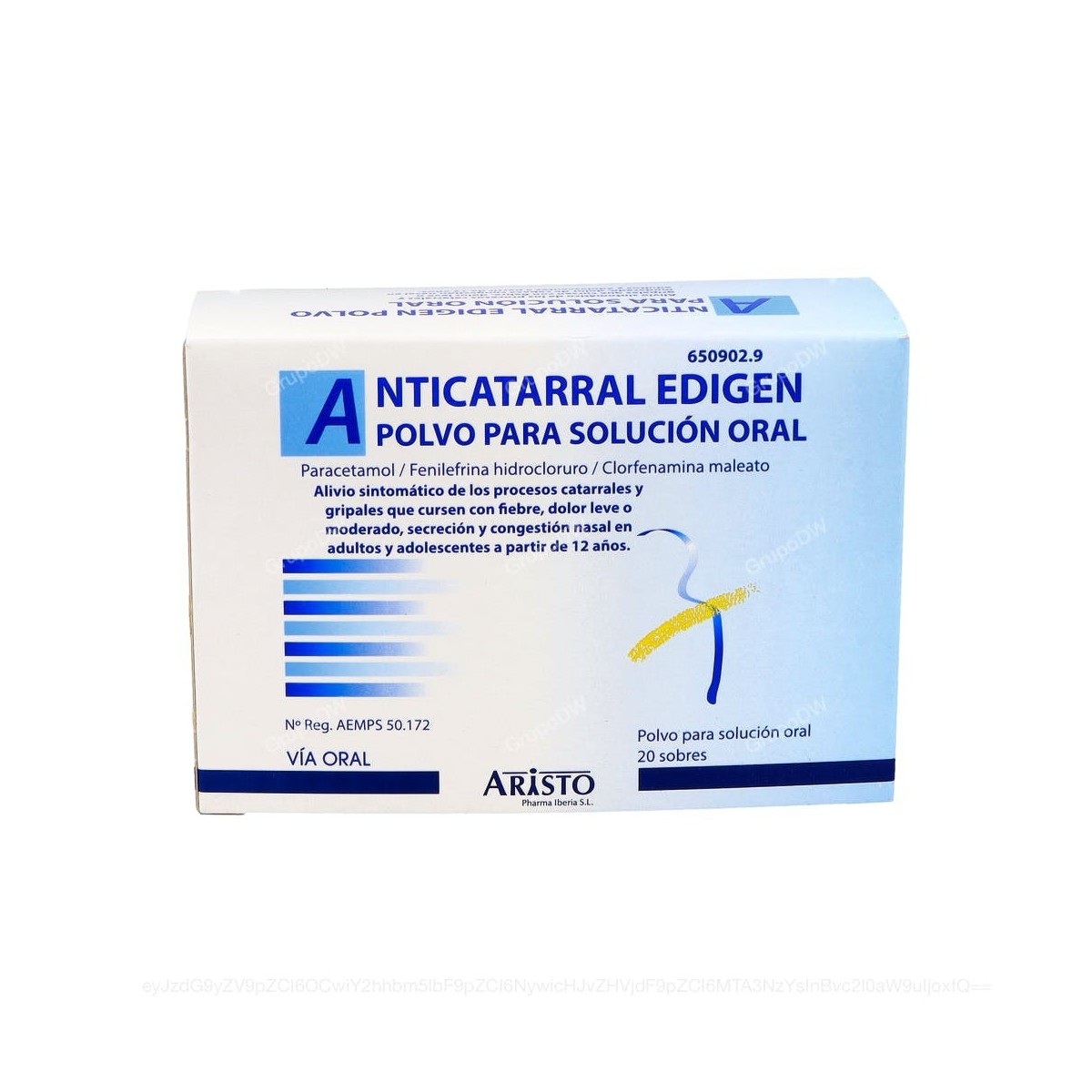 ANTICATARRAL EDIGEN POLVO PARA SOLUCION ORAL,...