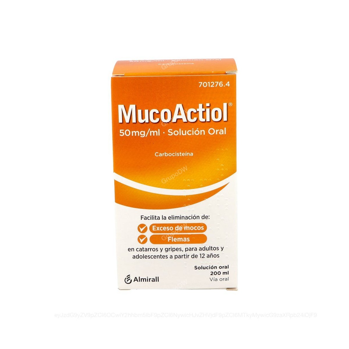 MUCOACTIOL 50 mg/ml SOLUCION ORAL, 1 frasco de...