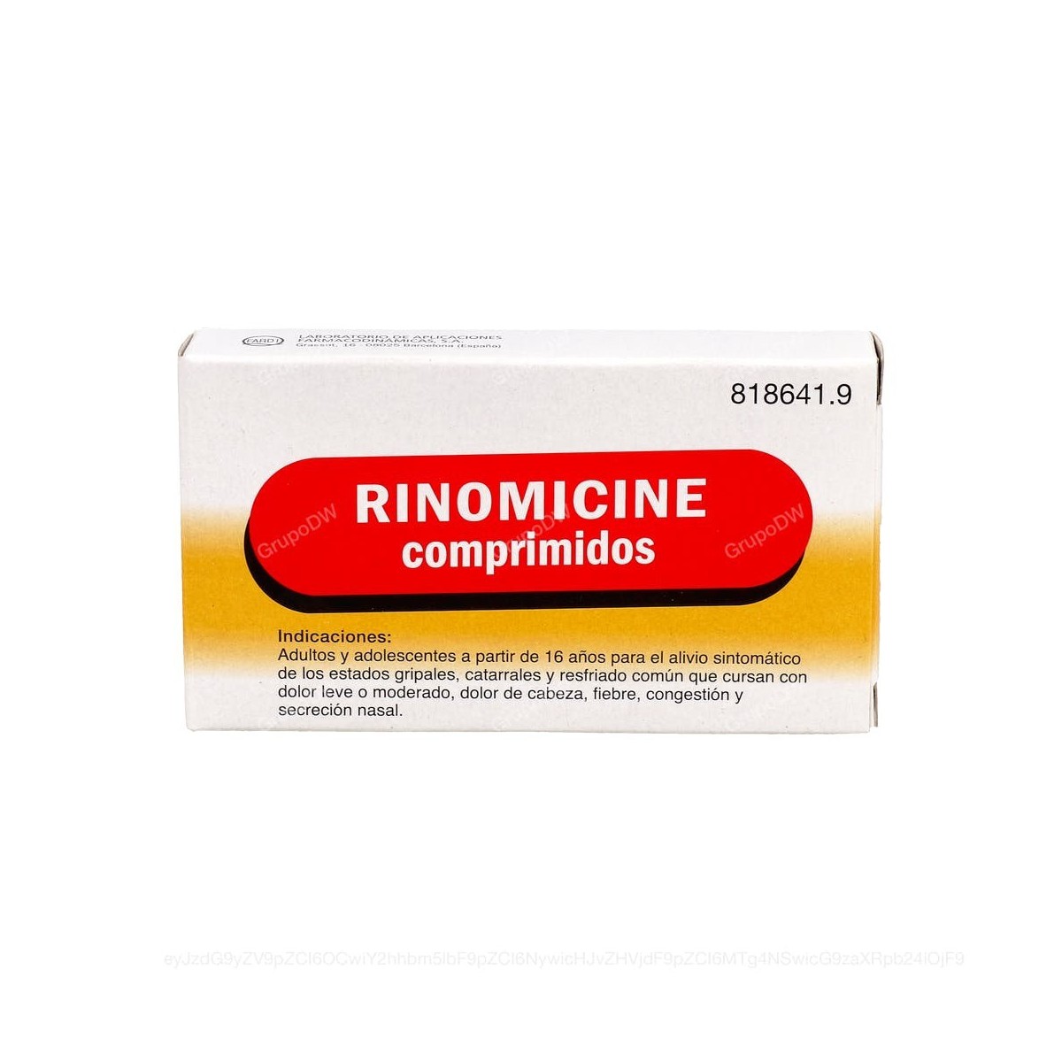 RINOMICINE COMPRIMIDOS, 10 comprimidos