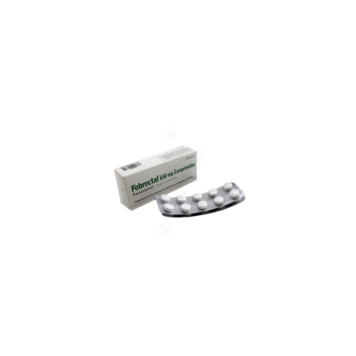 FEBRECTAL 650 mg COMPRIMIDOS, 20 comprimidos