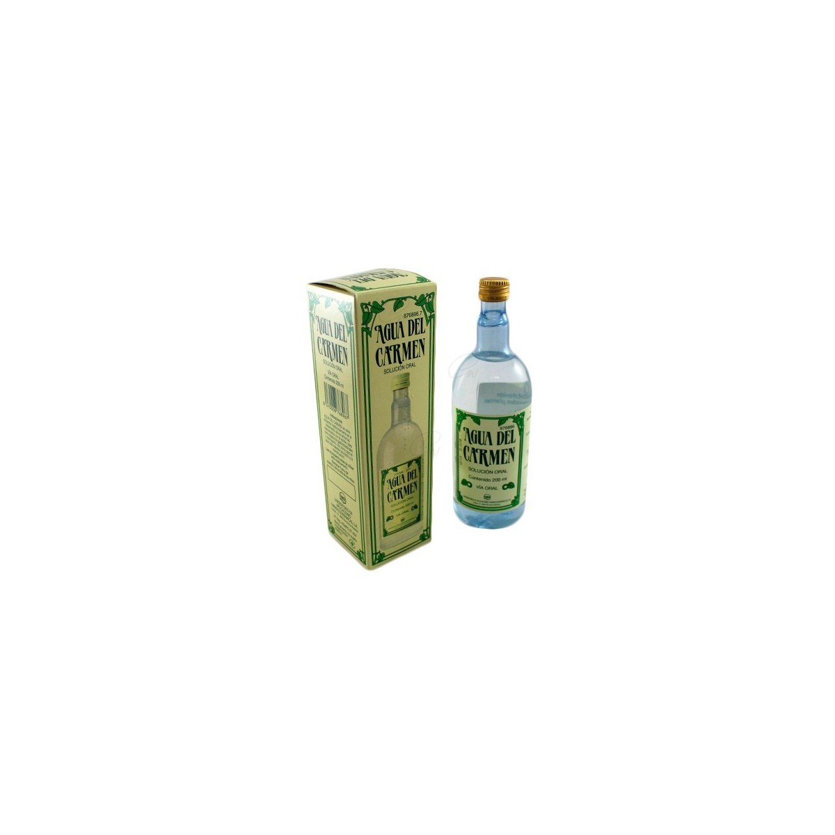 AGUA DEL CARMEN SOLUCION ORAL, 1 frasco de 200 ml