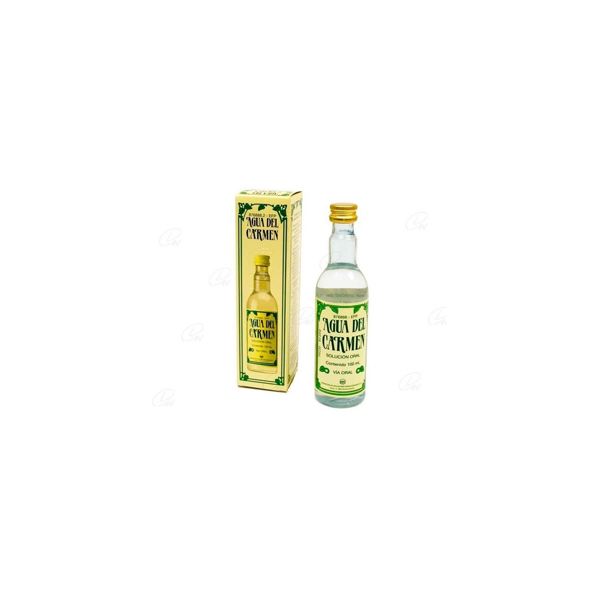 AGUA DEL CARMEN SOLUCION ORAL, 1 frasco de 100 ml