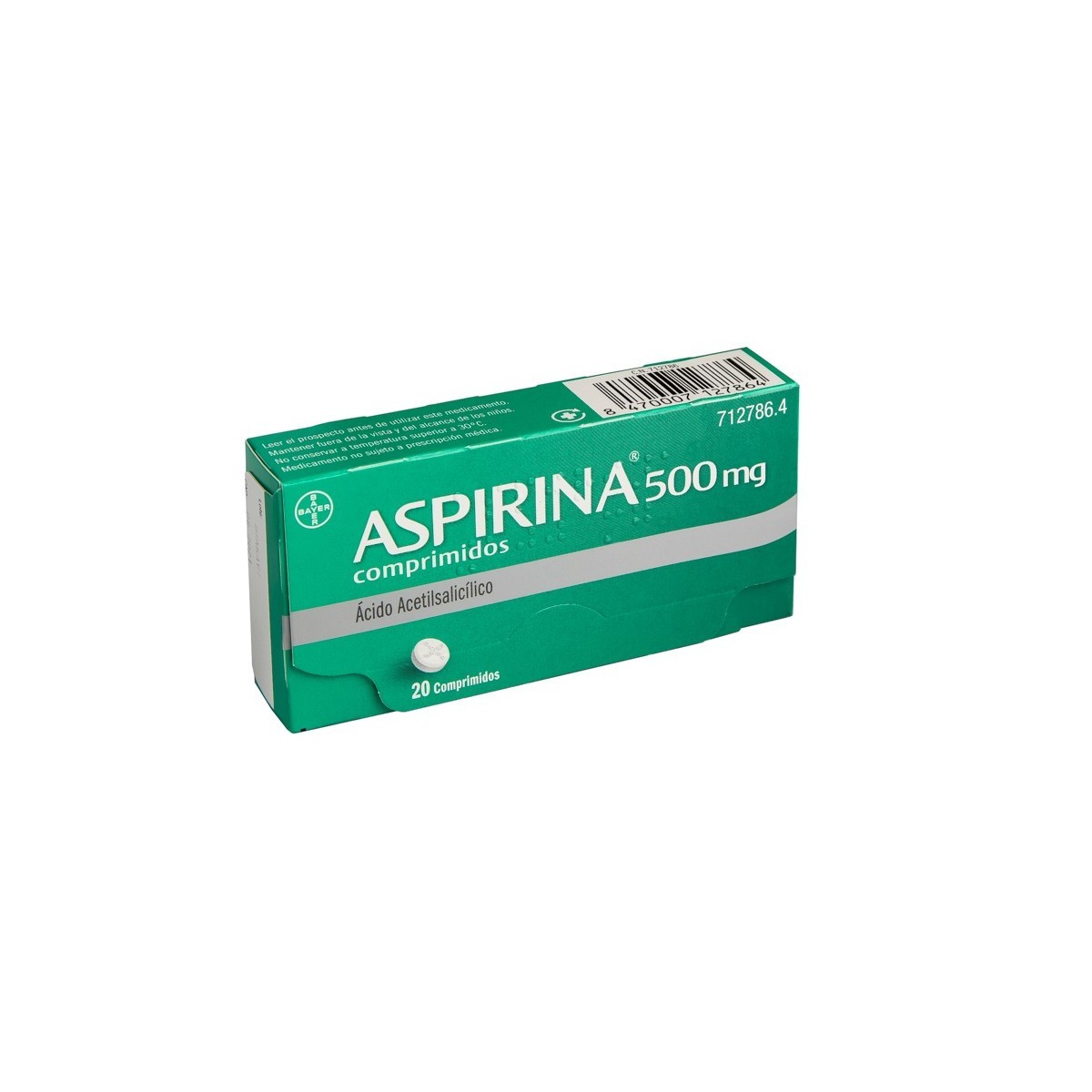 ASPIRINA 500 MG  20 comprimidos