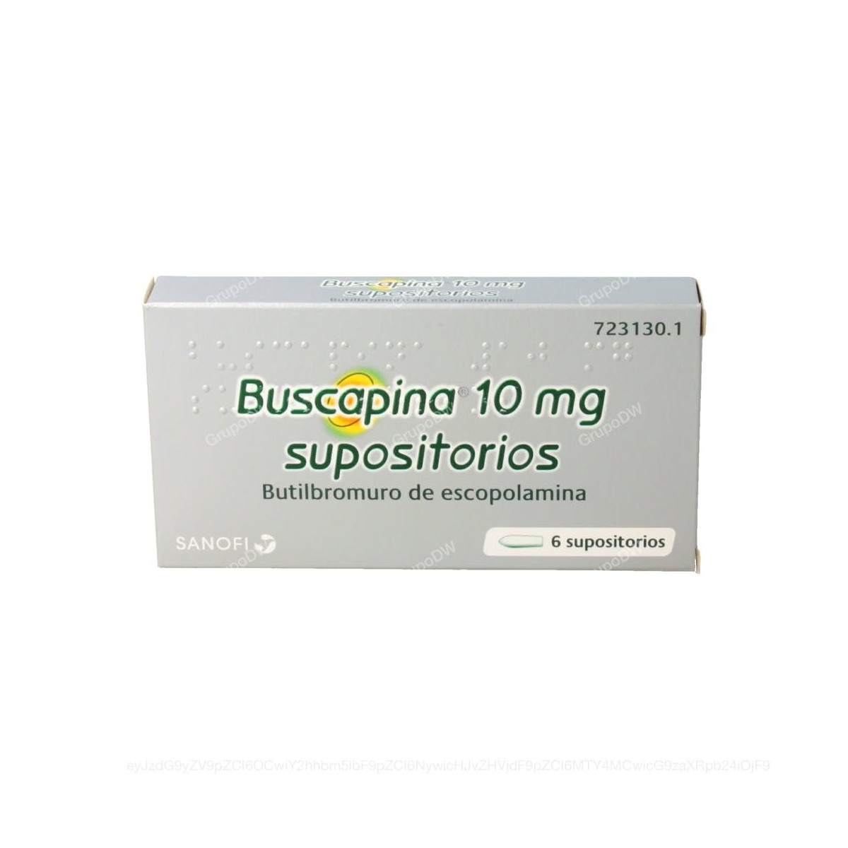 BUSCAPINA 10 mg SUPOSITORIOS, 6 supositorios