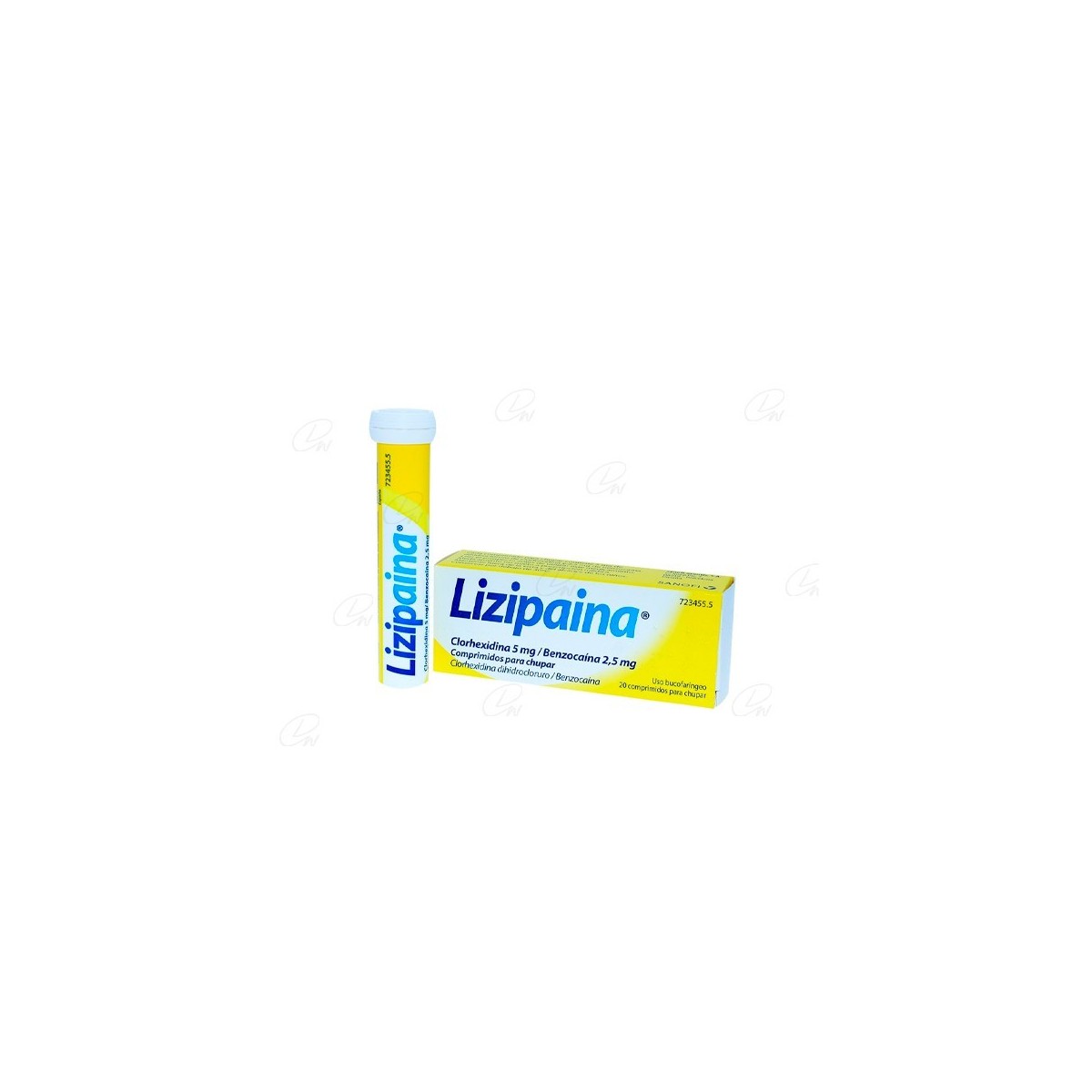 LIZIPAINA CLORHEXIDINA 5 mg/BENZOCAINA 2,5 mg...