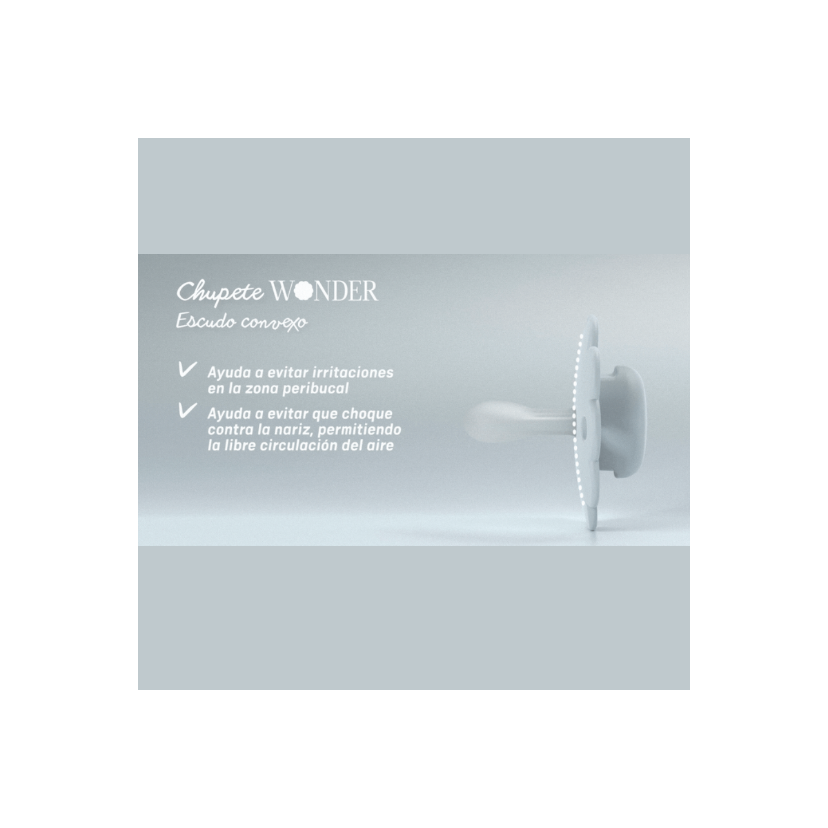 Suavinex Chupete Wonder 0-6m silicona soft color