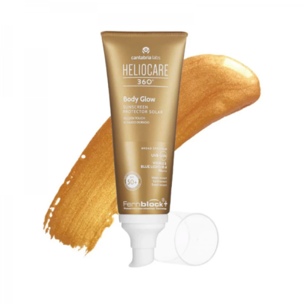 Heliocare 360 Body Glow SPF 50 Solar Corporal acabado dorado 100ml