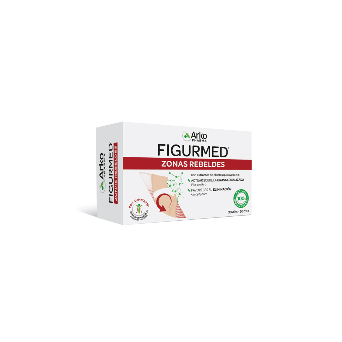 Arkopharma Figurmed 25 Zonas rebeldes 60 cápsulas