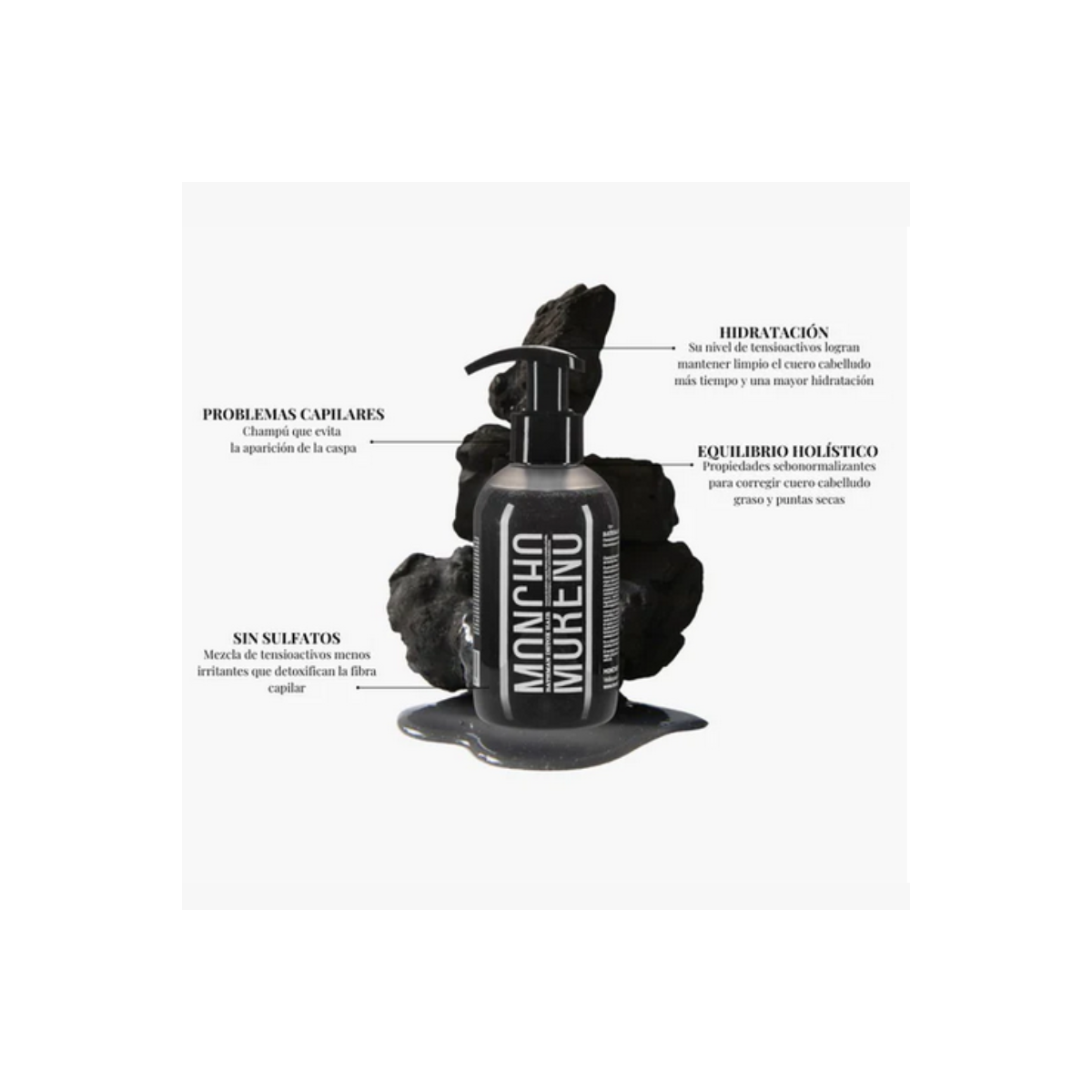 MONCHO MORENO BATHMAN DETOX HAIR - Champú de...