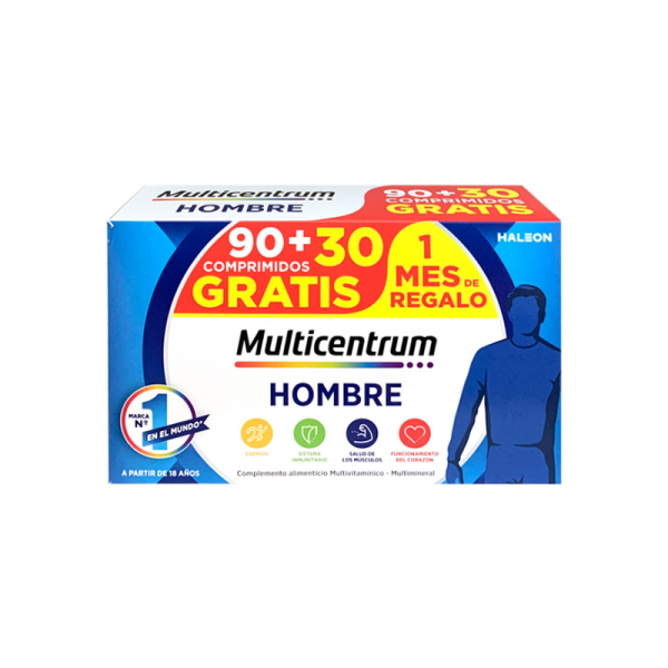 Multicentrum Hombre 90 + 30 Comprimidos