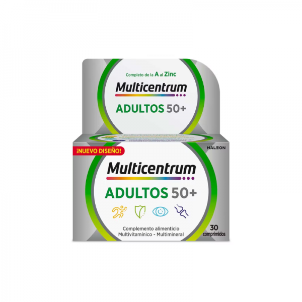 Multicentrum Adultos 50+ 30 comprimidos