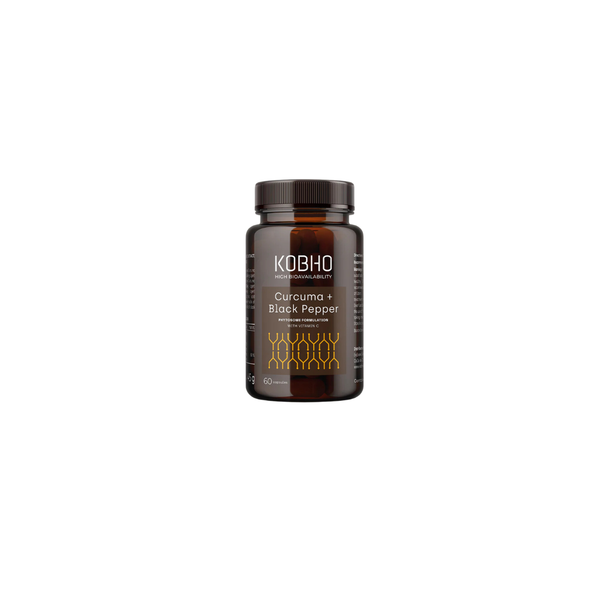 KOBHO Cúrcuma + Pimienta Negra 60 CAPSULAS