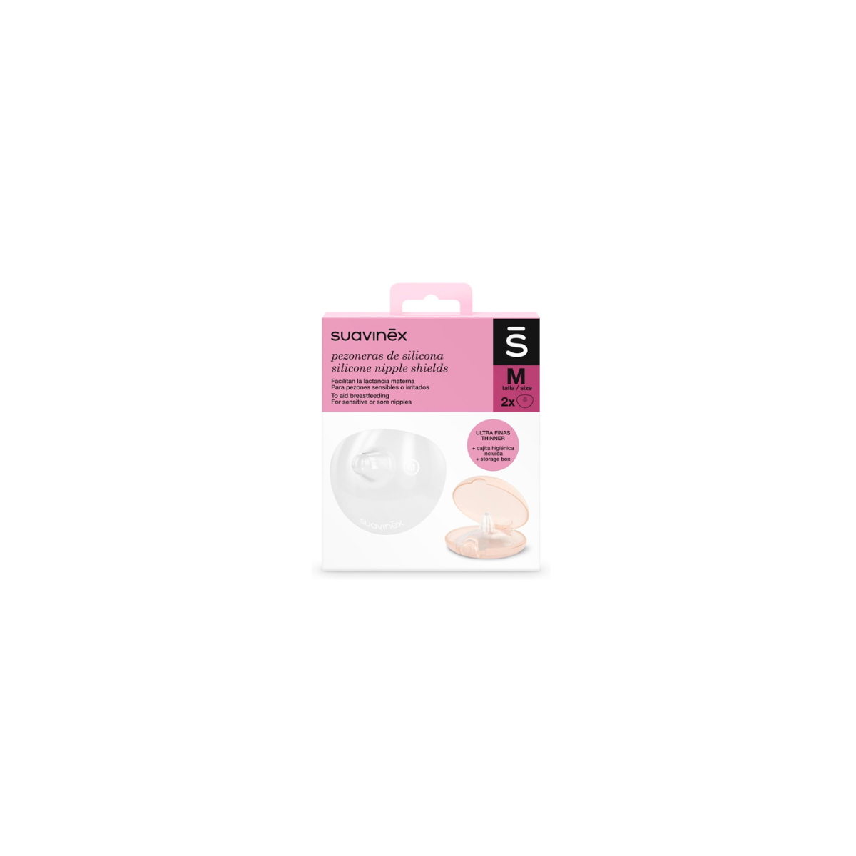 Suavinex Pezoneras de Silicona 2 Uds Talla M