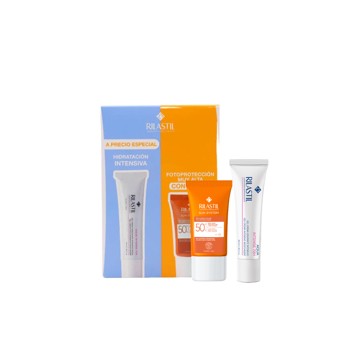 Rilastil Emulsión color SPF50+ 40ml + Aqua...