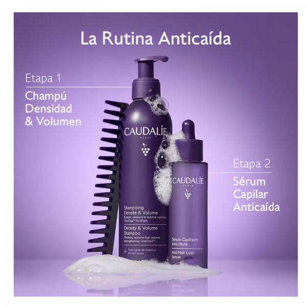 Caudalie Serum Anticaida + Champu Champú Densidad Volumen