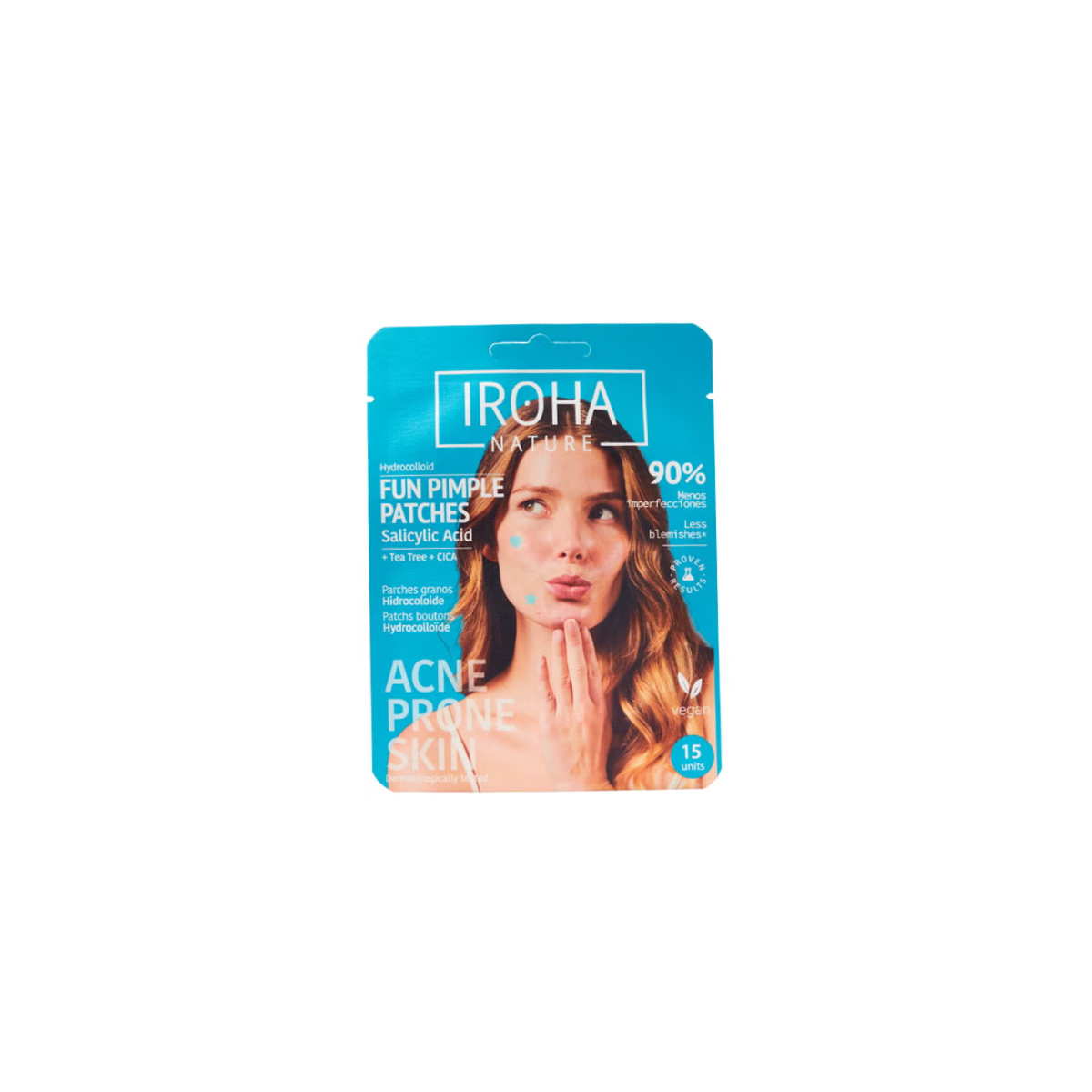 IROHA FUN PIMPLE PATCHES 15 PARCHES GRANOS