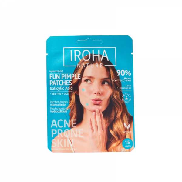 IROHA FUN PIMPLE PATCHES 15 PARCHES GRANOS